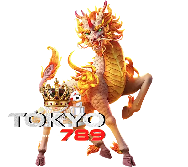 TOKYO789 บทความคาสิโน ภาพมังกรทองพ่นไฟ โทนแดงทองสไตล์พรีเมียมหรูหรา